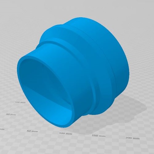 Raccord reducteur droit VMC 125 vers 150 STL